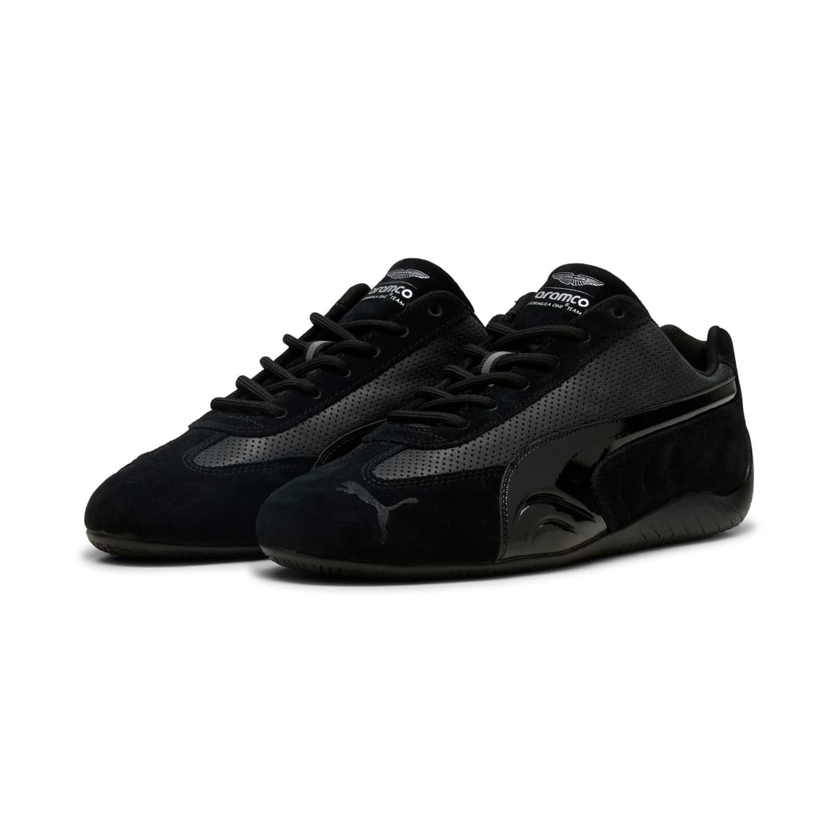 PUMA x ASTON MARTIN ARAMCO F1Â® TEAM Speedcat uniseks sneakers, Groen/Zwart, Maat 44,5 thumbnail 7