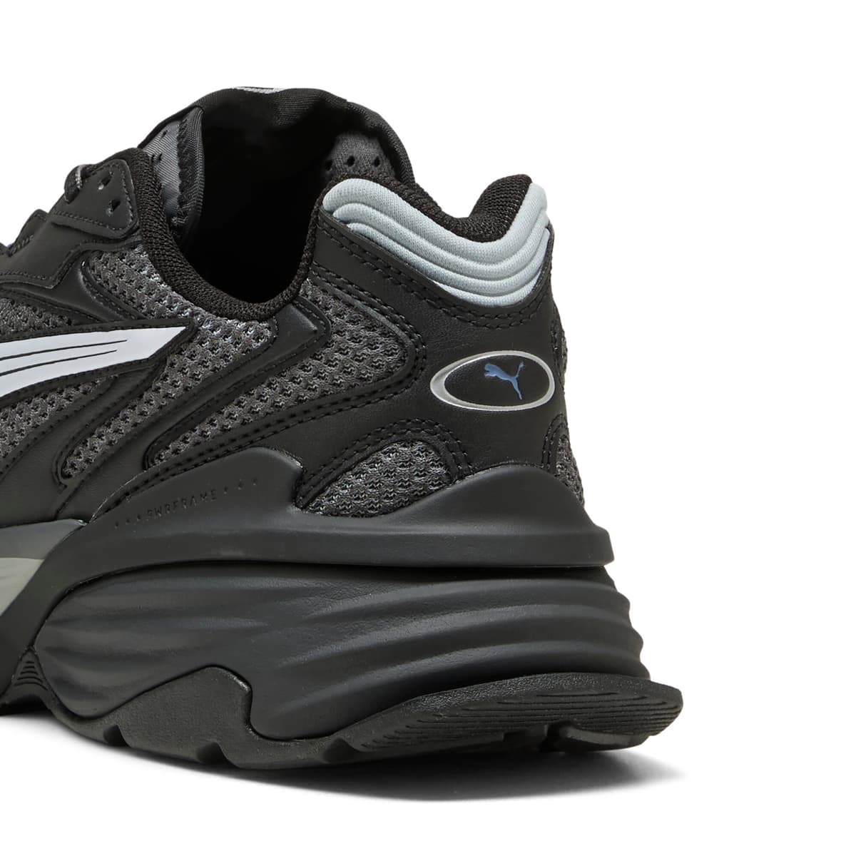 PUMA Fade sneakers uniseks, Zwart/Grijs/Zilver, Maat 44 thumbnail 5