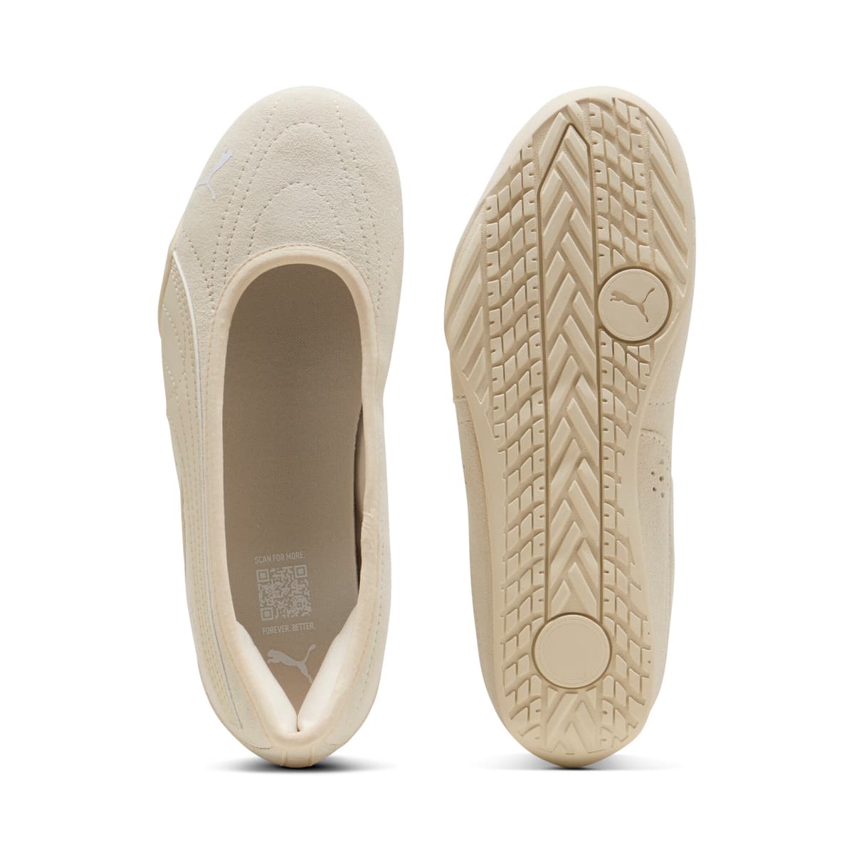 PUMA Catch Soleil ballerina's voor Dames, Wit, Maat 38,5 thumbnail 4