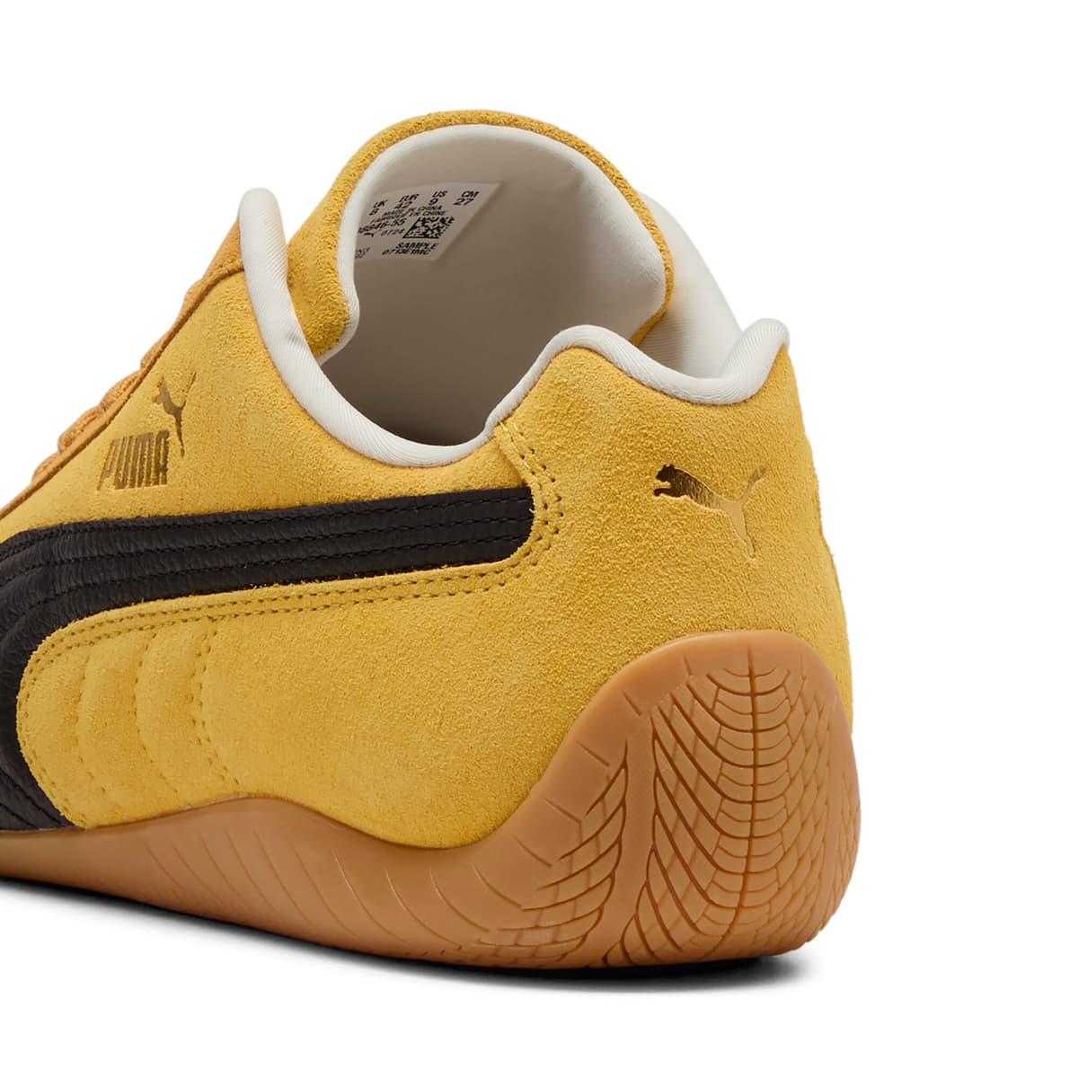 PUMA Speedcat sneakers uniseks, Zwart/Geel, Maat 48 thumbnail 5