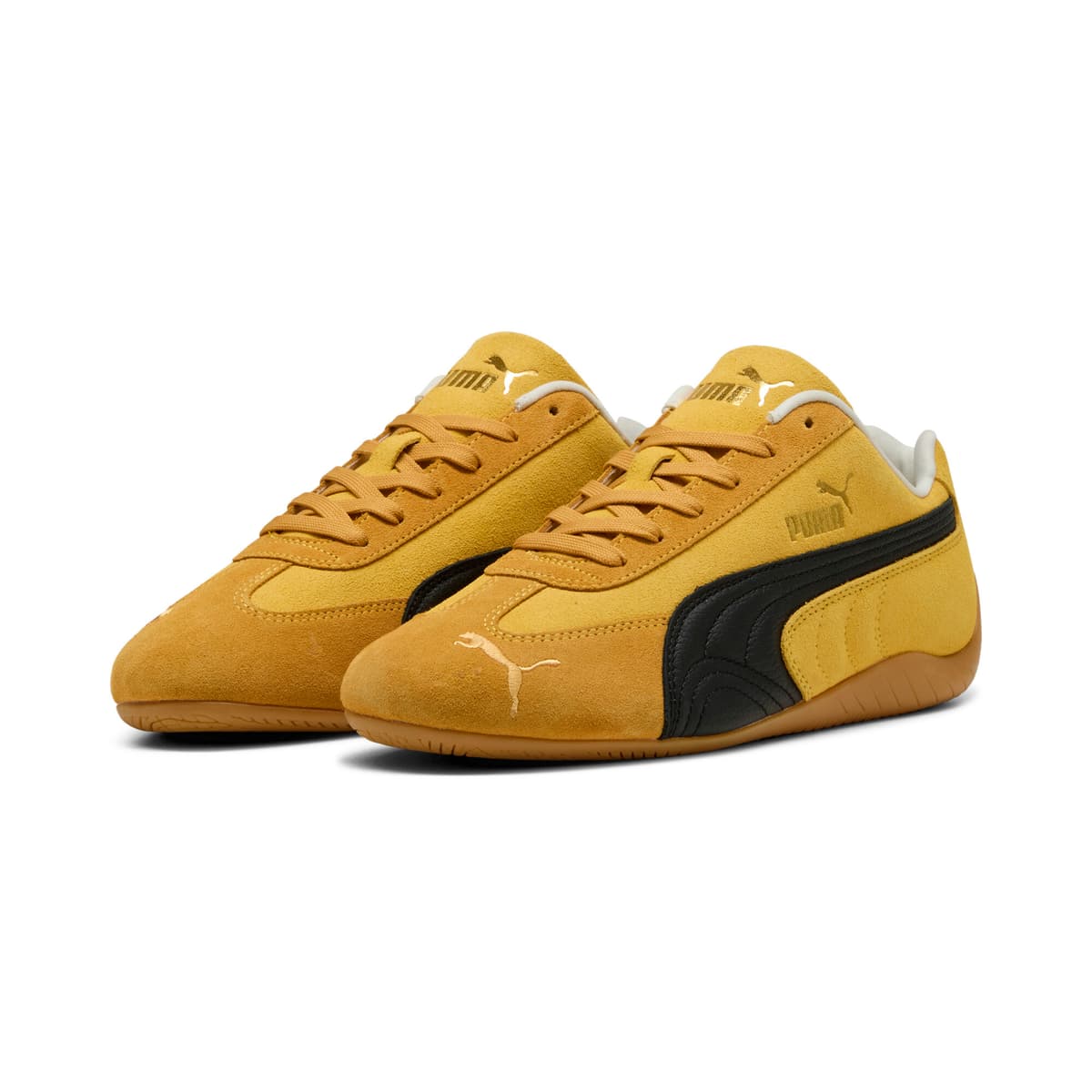 PUMA Speedcat sneakers uniseks, Zwart/Geel, Maat 48 thumbnail 6