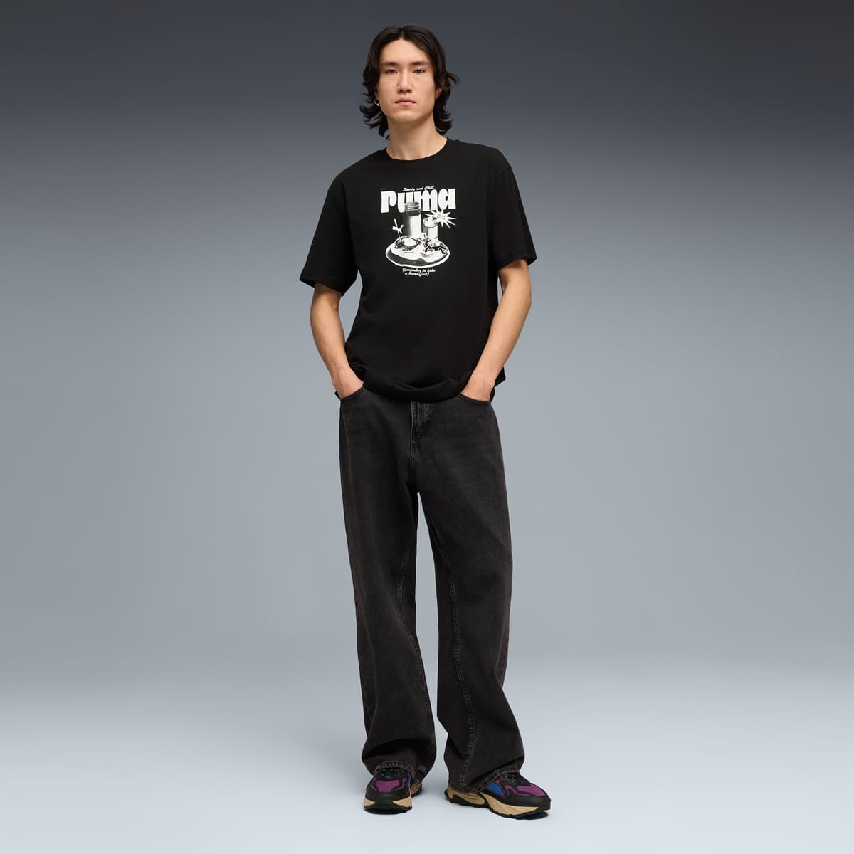 PUMA Fade Ripstop uniseks trailsneakers, Blauw/Zwart, Maat 37 thumbnail 7