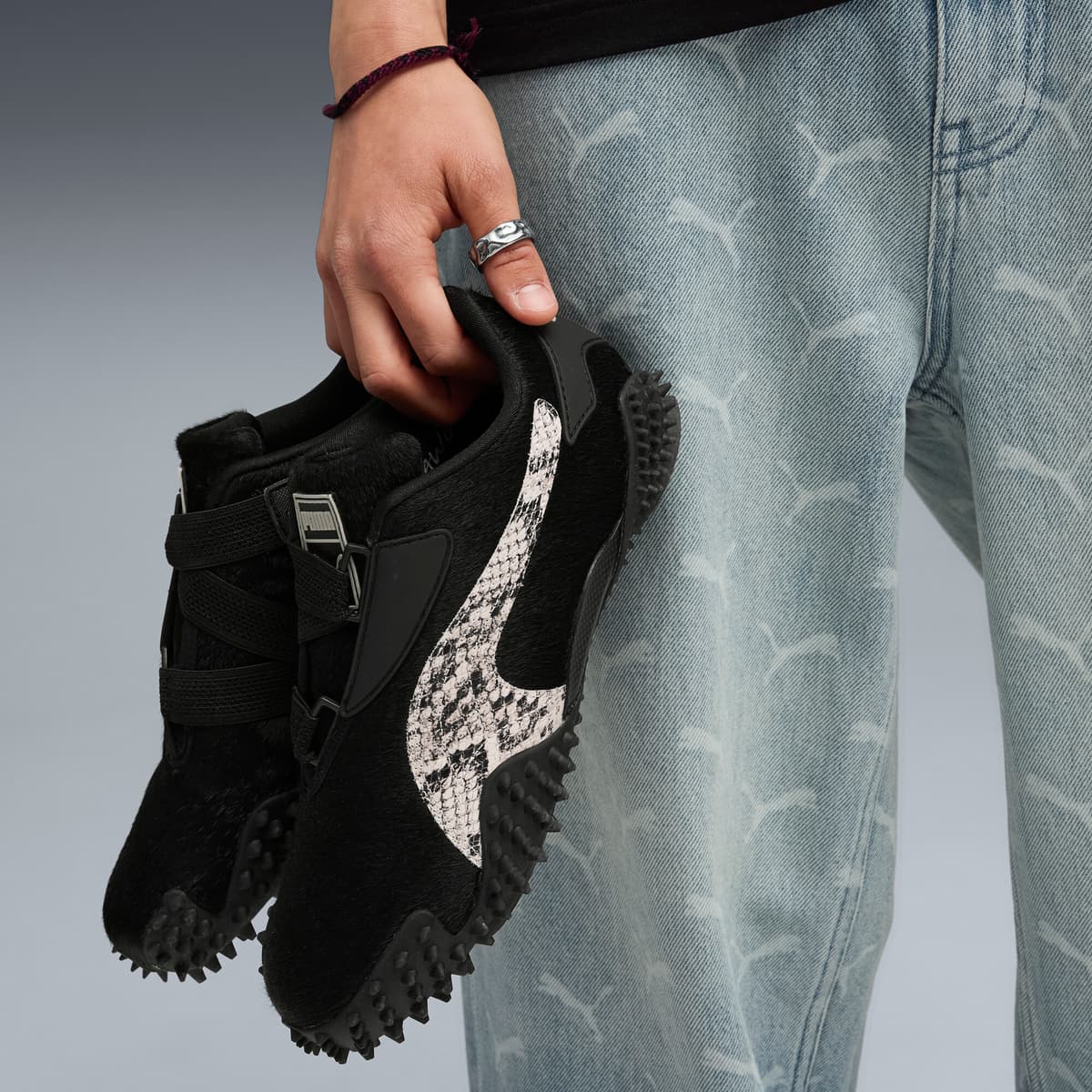 A$AP ROCKY x PUMA Mostro OG uniseks sneakers, Zwart, Maat 39 thumbnail 8