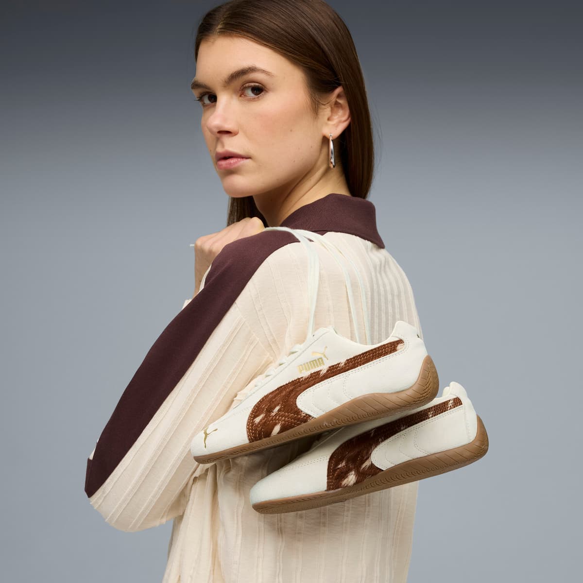 PUMA Speedcat Doelette sneakers voor Dames, Wit, Maat 40,5 thumbnail 8