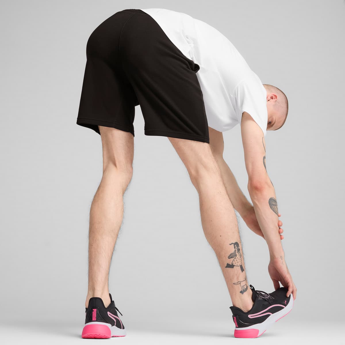 PUMA TAD ESSENTIALS 8"gebreide short voor Heren, Zwart, Maat 3XL thumbnail 3