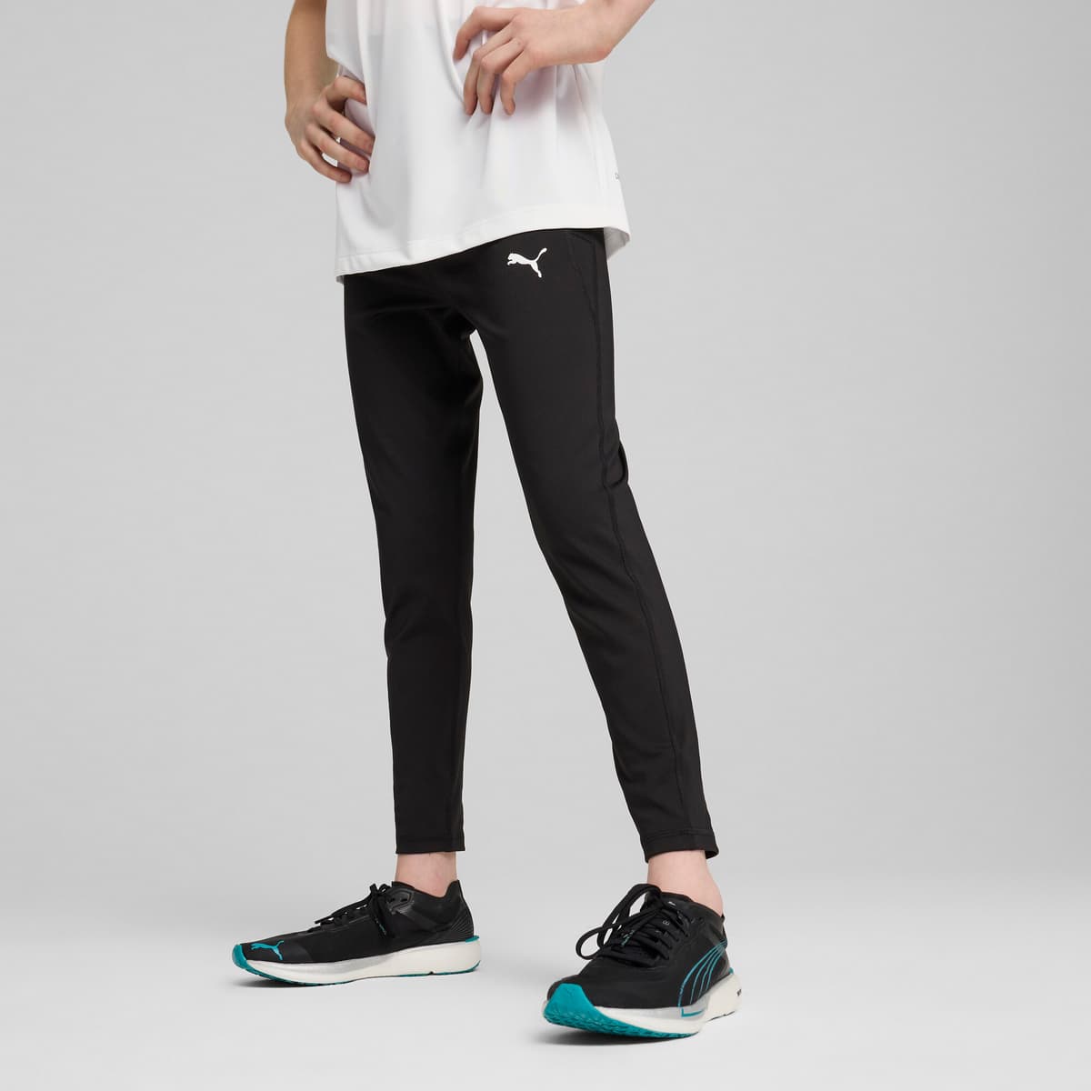 PUMA Train All Day ESS 7/8 Tight met hoge taille voor Dames, Zwart, Maat 9-10Y