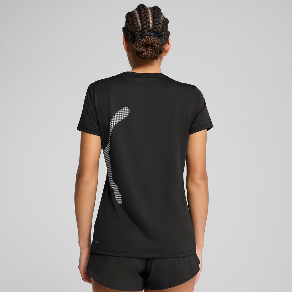 PUMA Train All Day Big Logo T-shirt voor Dames, Zwart, Maat M thumbnail 5
