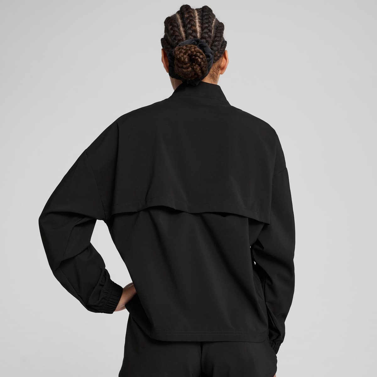 PUMA STRONG geweven jas voor Dames, Zwart, Maat S thumbnail 5