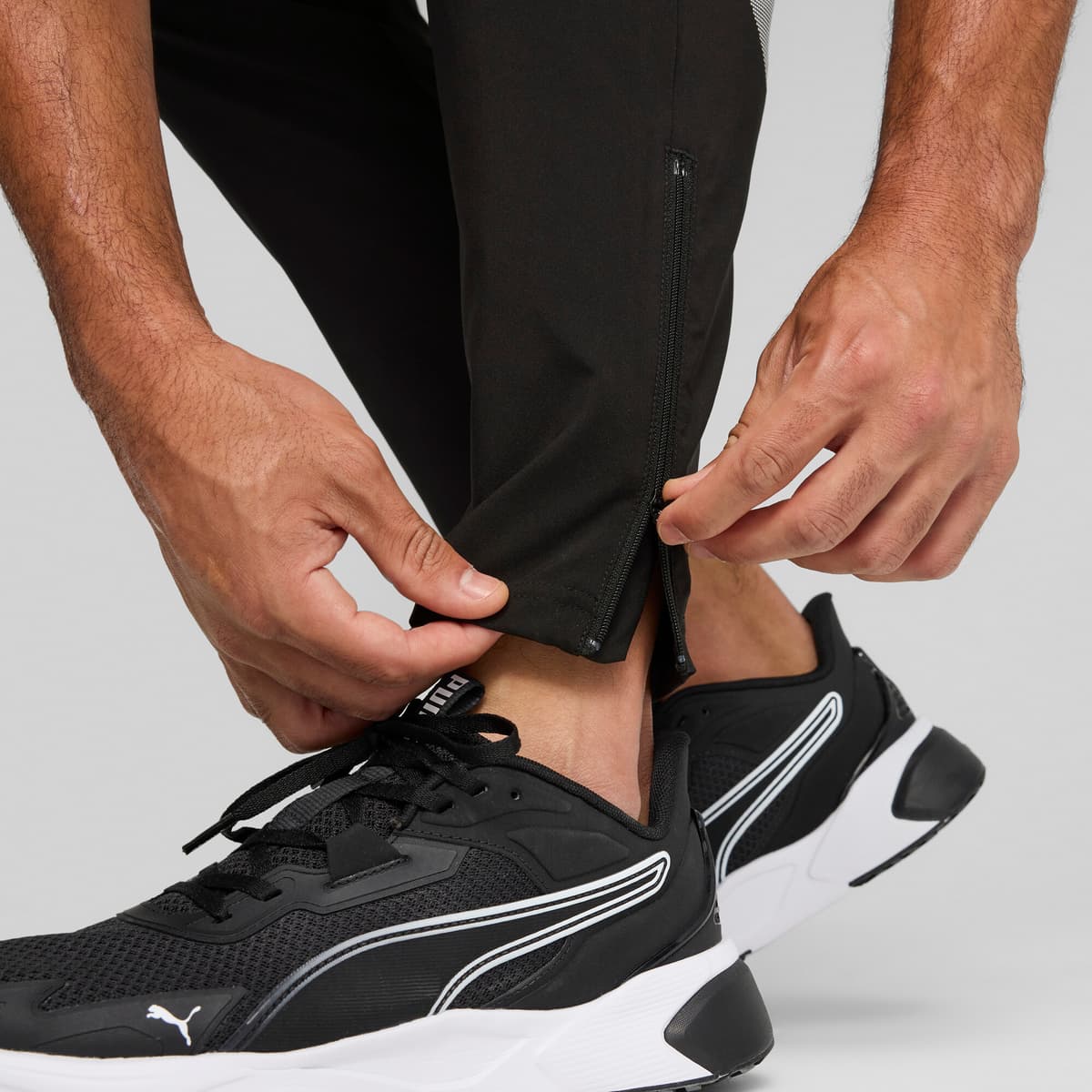 PUMA Train All Day Big Logo geweven broek voor Heren, Zwart, Maat XL thumbnail 5