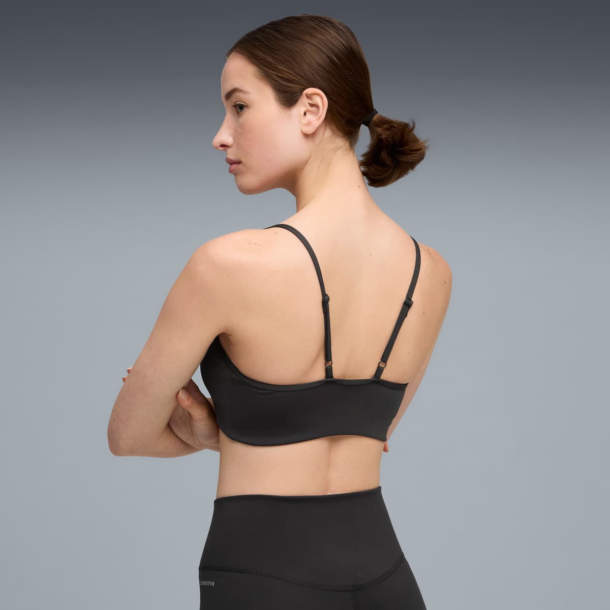 PUMA MOVE beha voor Dames, Zwart/Grijs, Maat M thumbnail 5