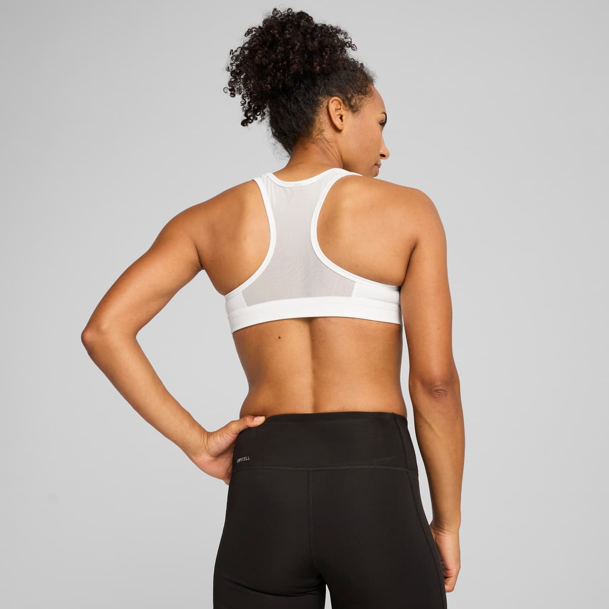 PUMA 4KEEPS beha voor Dames, Zwart/Wit, Maat XXL thumbnail 5