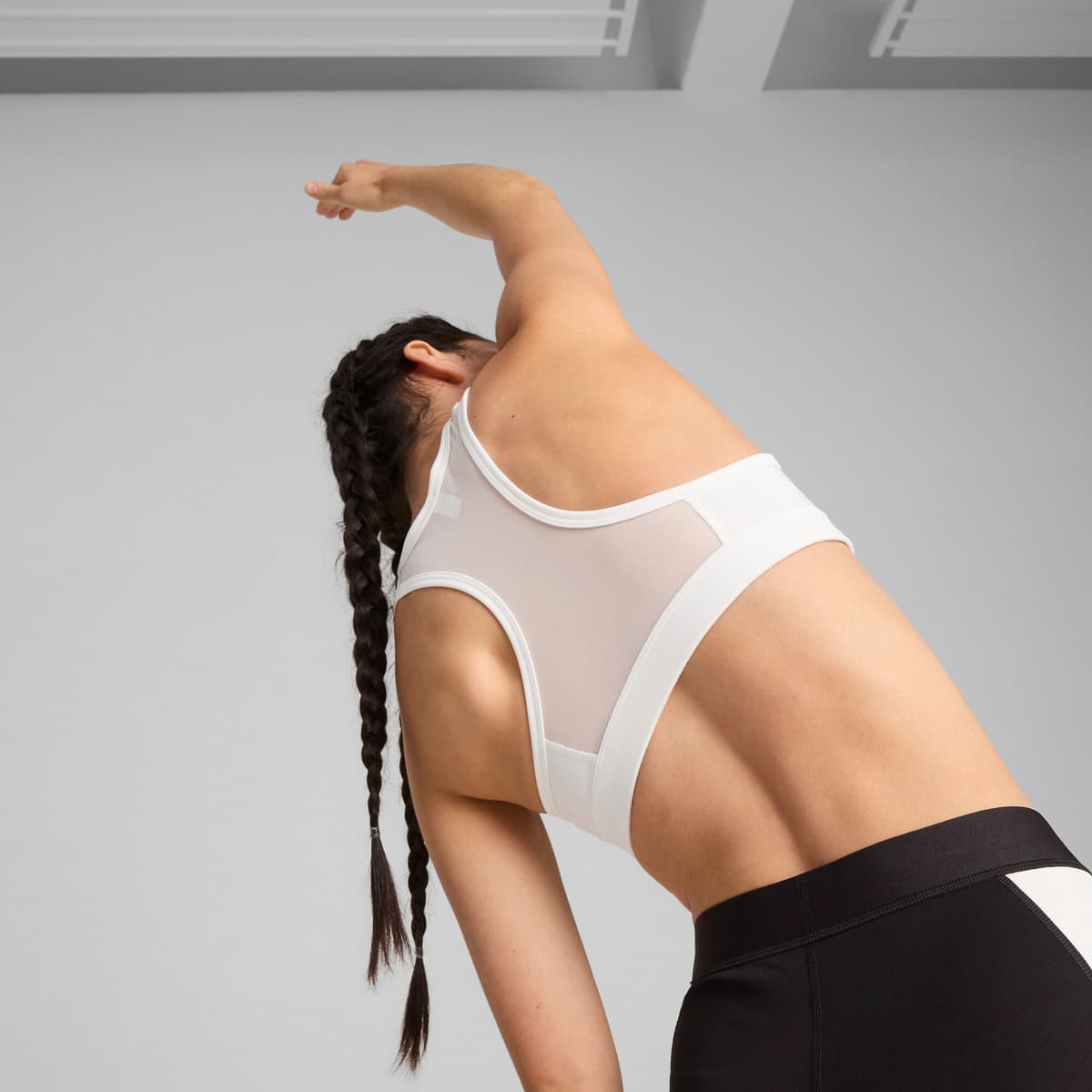 PUMA 4KEEPS beha voor Dames, Wit, Maat XS thumbnail 4