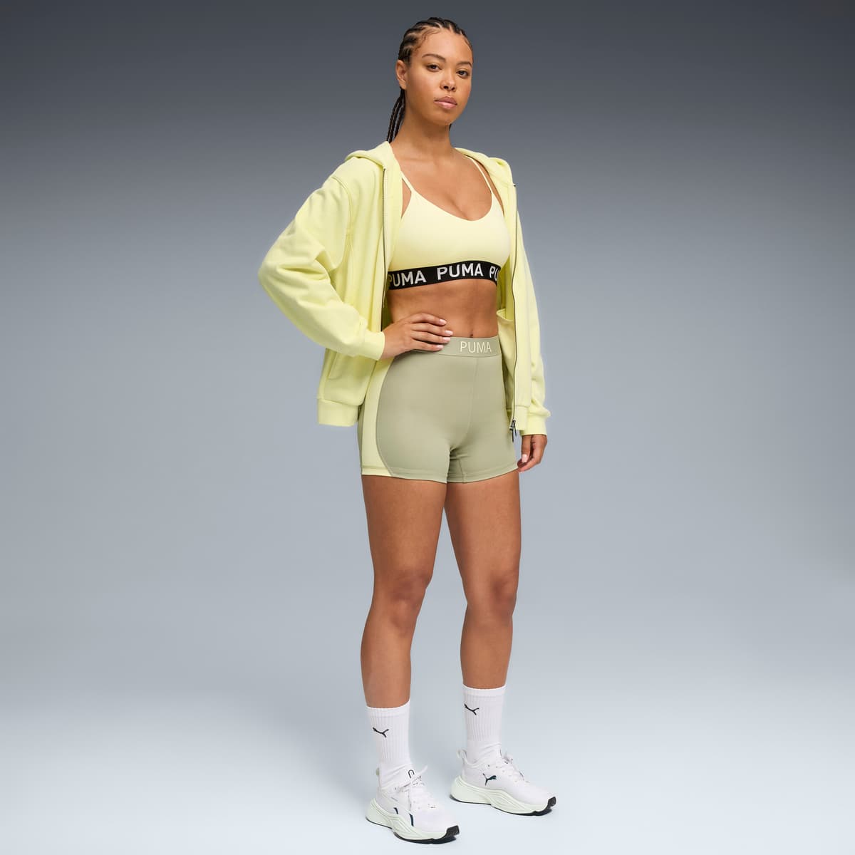 MOVE PUMA STRONG bh voor Dames, Goud, Maat 3XL thumbnail 4