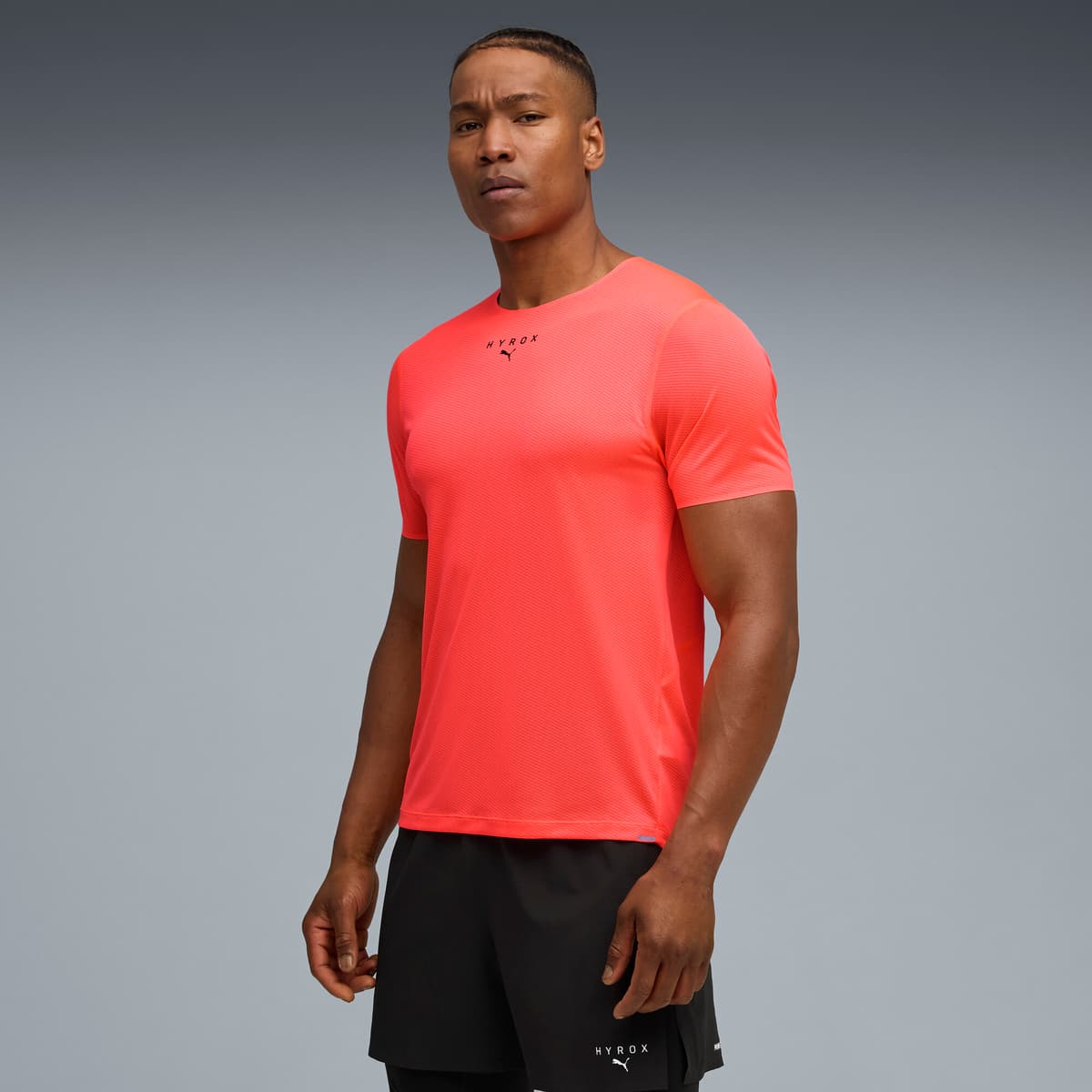 PUMA x HYROX ULTRASPUN T-shirt voor Heren, Rood, Maat M