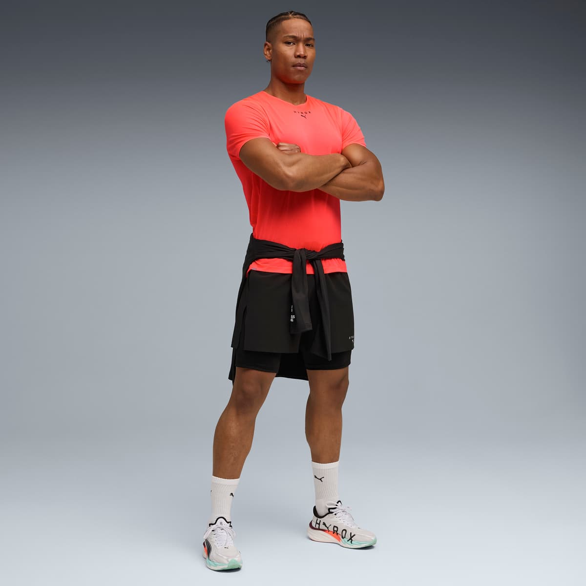 PUMA x HYROX ULTRASPUN T-shirt voor Heren, Rood, Maat M thumbnail 4