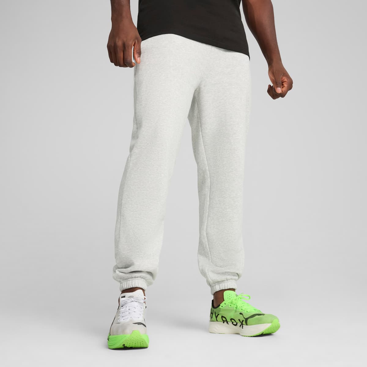 PUMA x HYROX fleece joggingbroek voor Heren, Grijs, Maat M