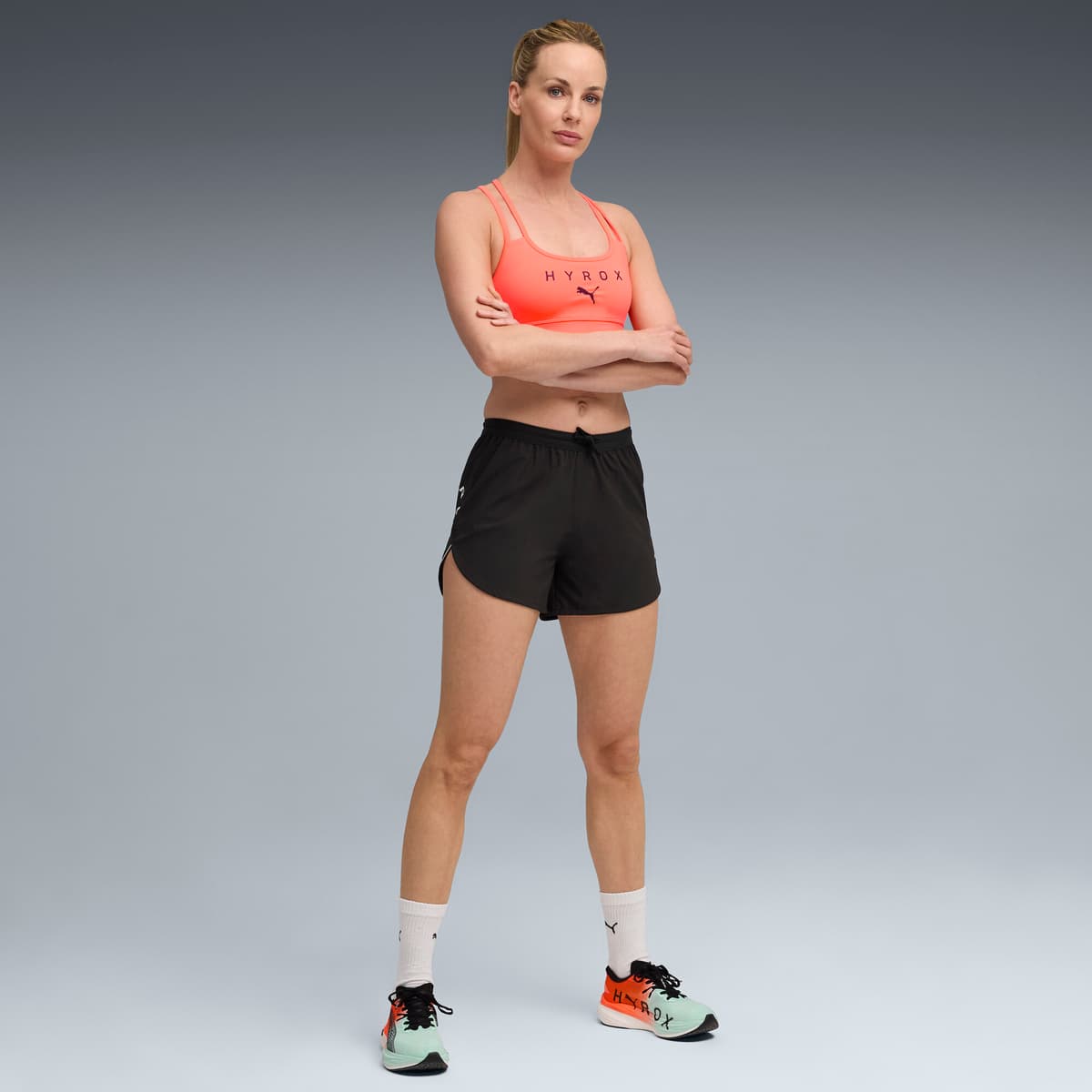 PUMA x HYROX MOVE beha met bandjes voor Dames, Rood, Maat S thumbnail 4