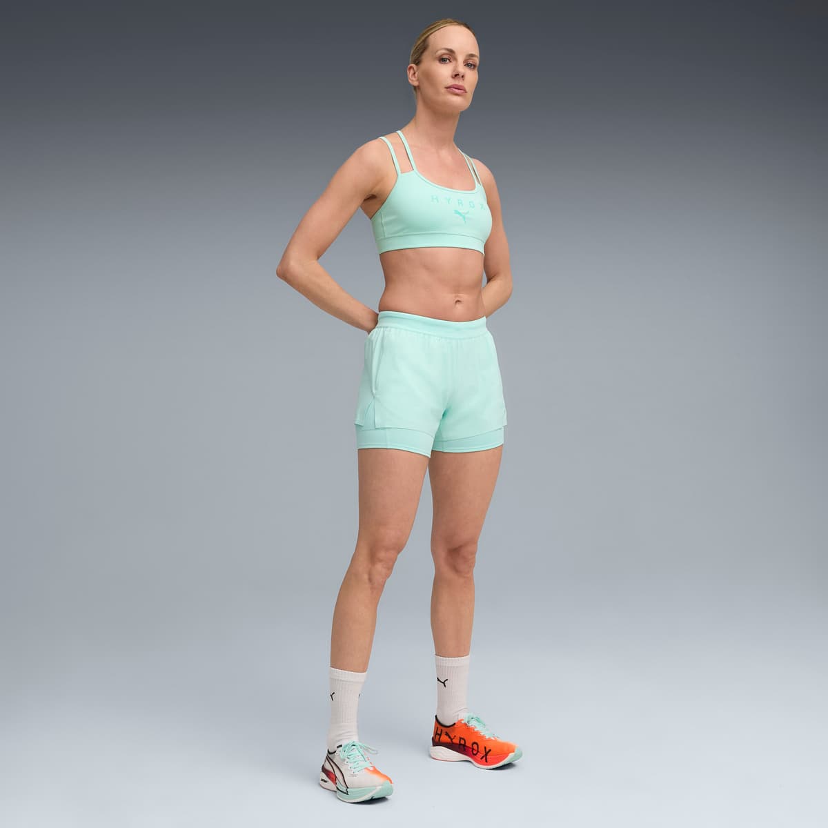 PUMA x HYROX MOVE beha met bandjes voor Dames, Maat M thumbnail 4