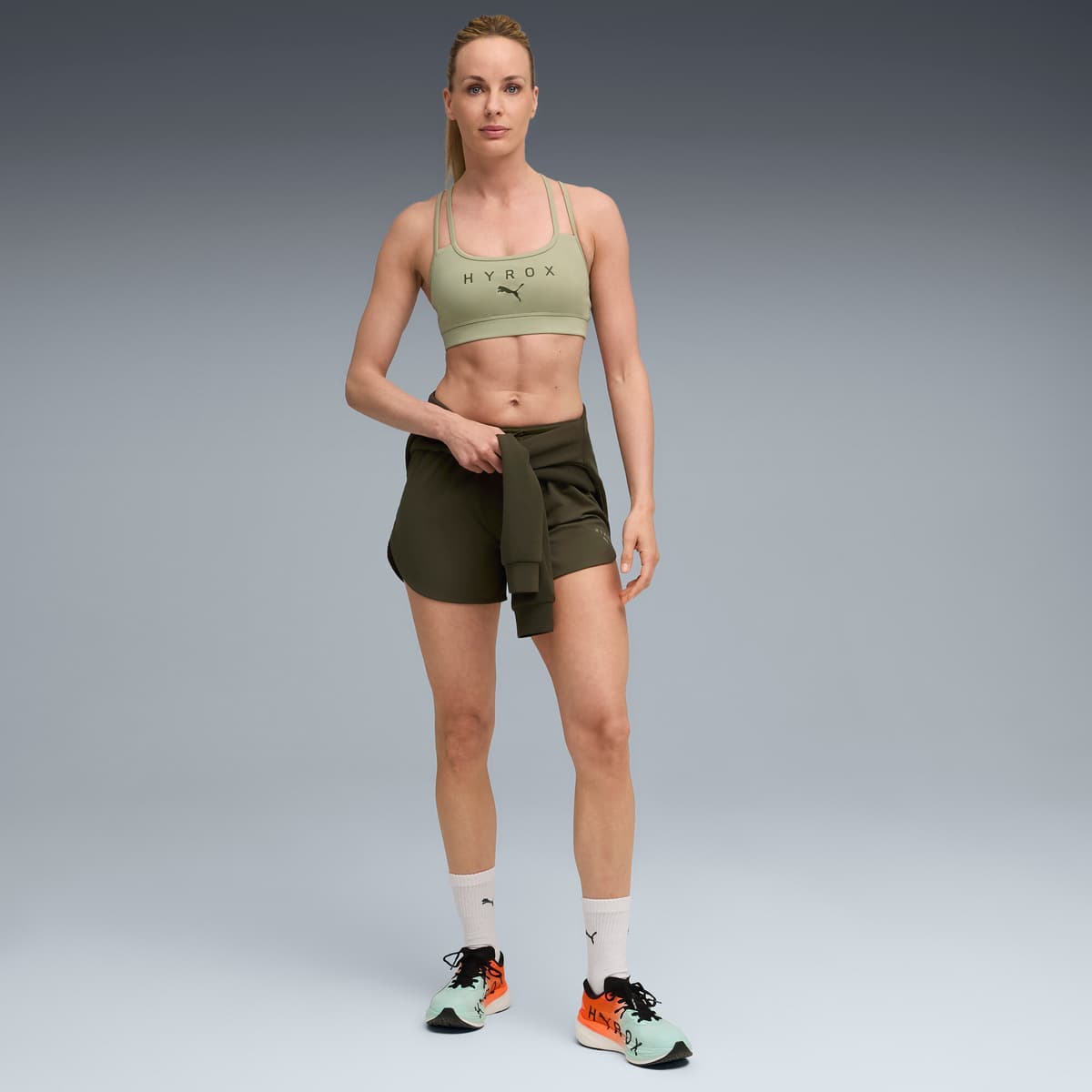 PUMA x HYROX MOVE beha met bandjes voor Dames, Maat L thumbnail 4