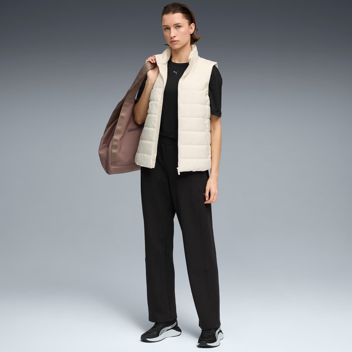 PUMA CLOUDSPUN relaxed T-shirt voor Dames, Zwart, Maat S thumbnail 4