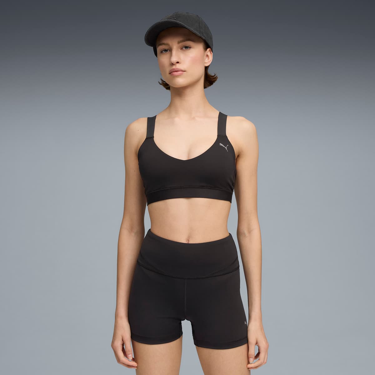 PUMA SHAPE trainingsbeha voor Dames, Zwart, Maat XL