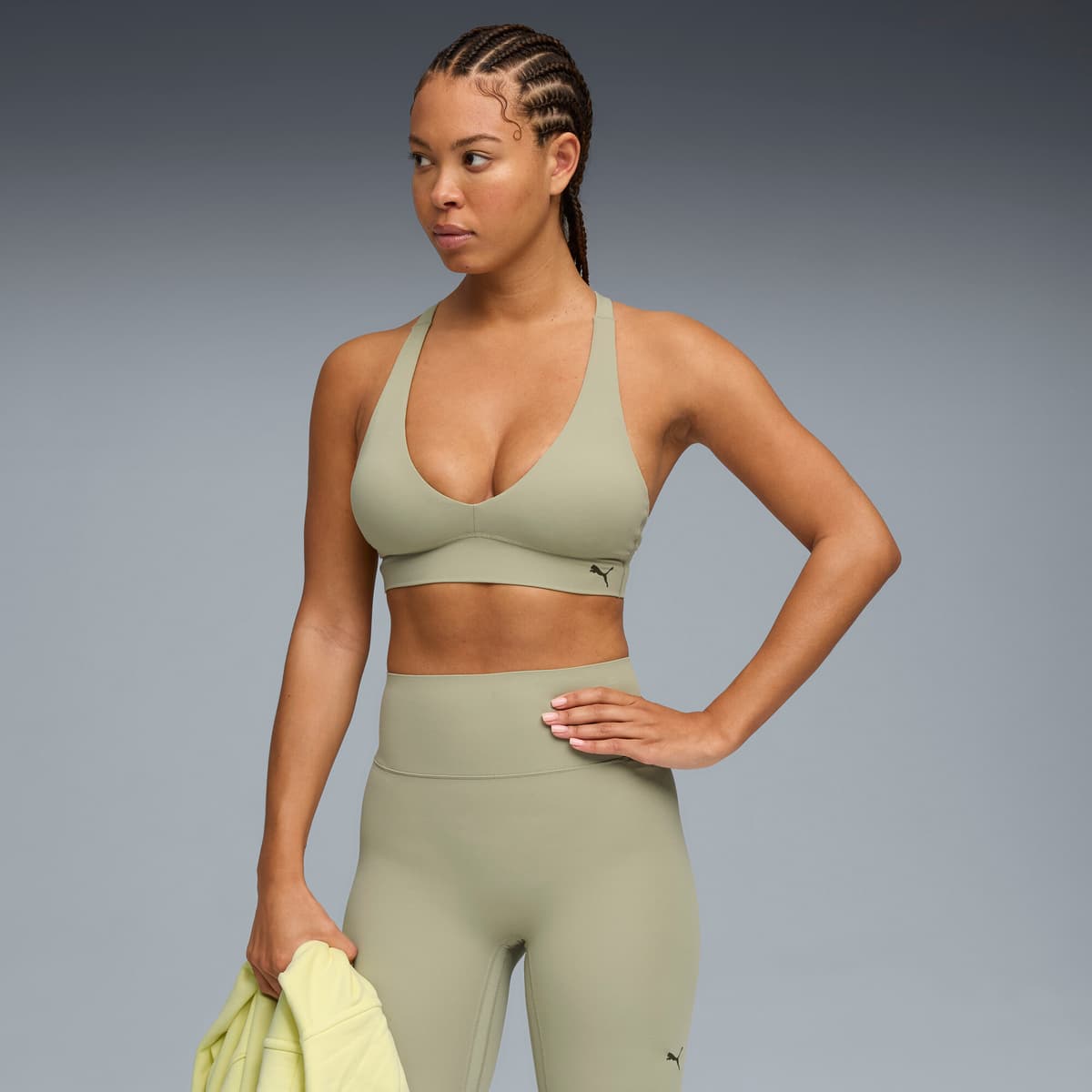 PUMA SHAPELUXE beha met diepe halslijn voor Dames, Maat S