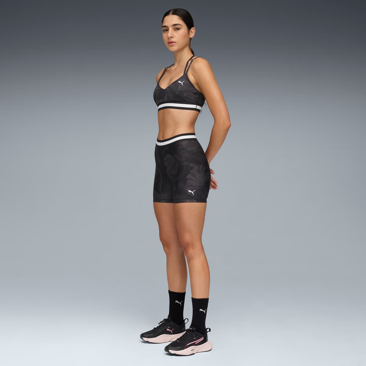 PUMA STRONG 10,16 cm korte tight voor Dames, Zwart, Maat XL thumbnail 2