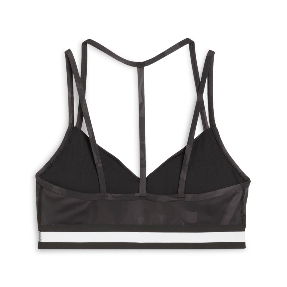 PUMA FLORAL RIBBON bh met lage ondersteuning voor Dames, Zwart, Maat S thumbnail 2