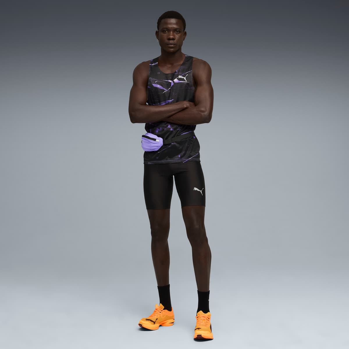 PUMA RACEDAY ULTRAFORM korte legging voor Heren, Zwart, Maat XS thumbnail 2