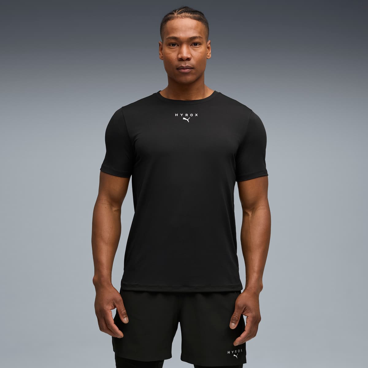 PUMA x HYROX CLOUDSPUN ThermoAdapt T-shirt voor Heren, Zwart, Maat S