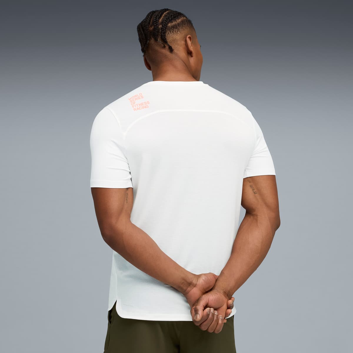 PUMA x HYROX CLOUDSPUN ThermoAdapt T-shirt voor Heren, Wit, Maat S thumbnail 5