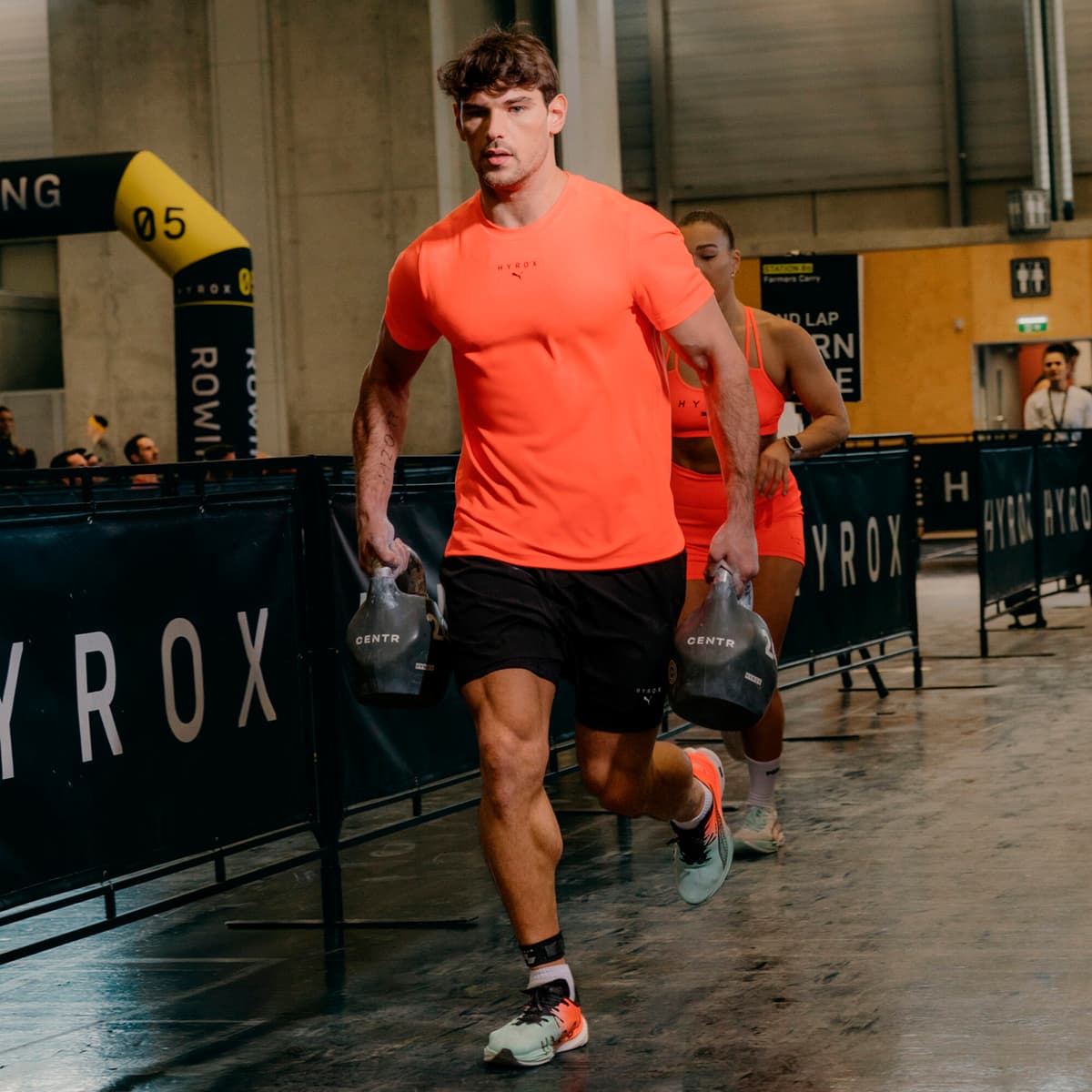 PUMA x HYROX CLOUDSPUN ThermoAdapt T-shirt voor Heren, Rood, Maat S thumbnail 4