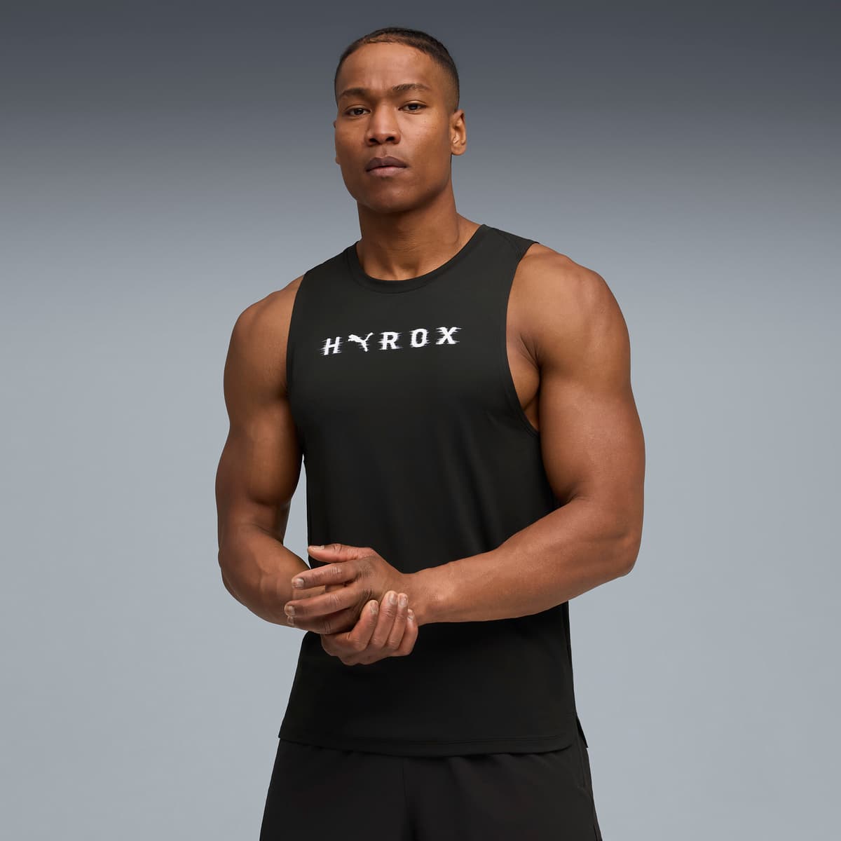 PUMA x HYROX CLOUDSPUN ThermoAdapt tanktop voor Heren, Zwart, Maat M