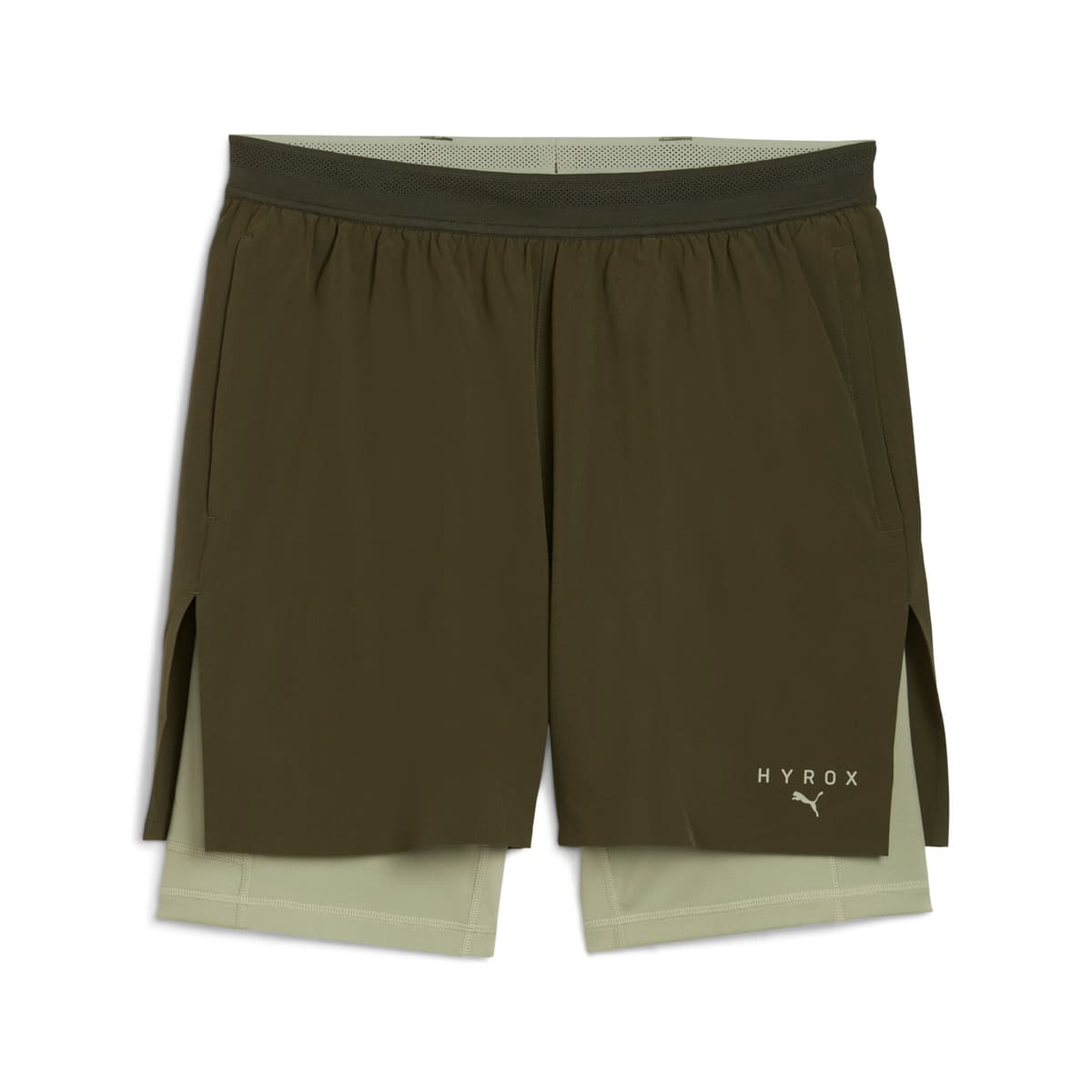 PUMA x HYROX 2-in-1-trainingsshort voor Heren, Maat M