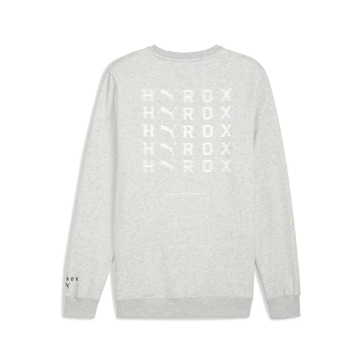 PUMA x HYROX Heavyweight top met ronde hals voor Heren, Grijs, Maat S thumbnail 2