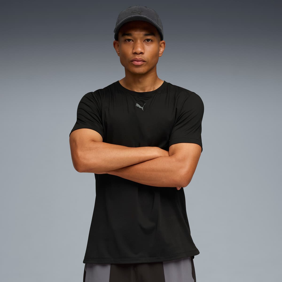 PUMA CLOUDSPUN T-shirt voor Heren, Zwart, Maat XS