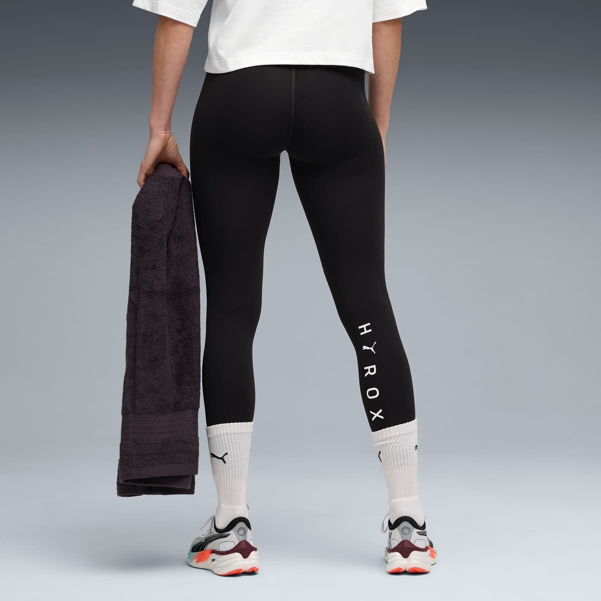 PUMA x HYROX SHAPELUXE 7/8-legging voor Dames, Zwart, Maat S thumbnail 5