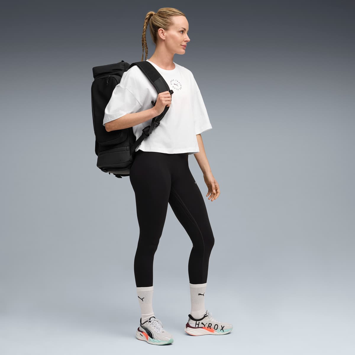 PUMA x HYROX kort Lifestyle-T-shirt voor Dames, Wit, Maat S thumbnail 4