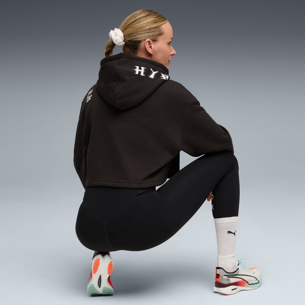 PUMA x HYROX hoodie van zware kwaliteit voor Dames, Zwart, Maat M thumbnail 5