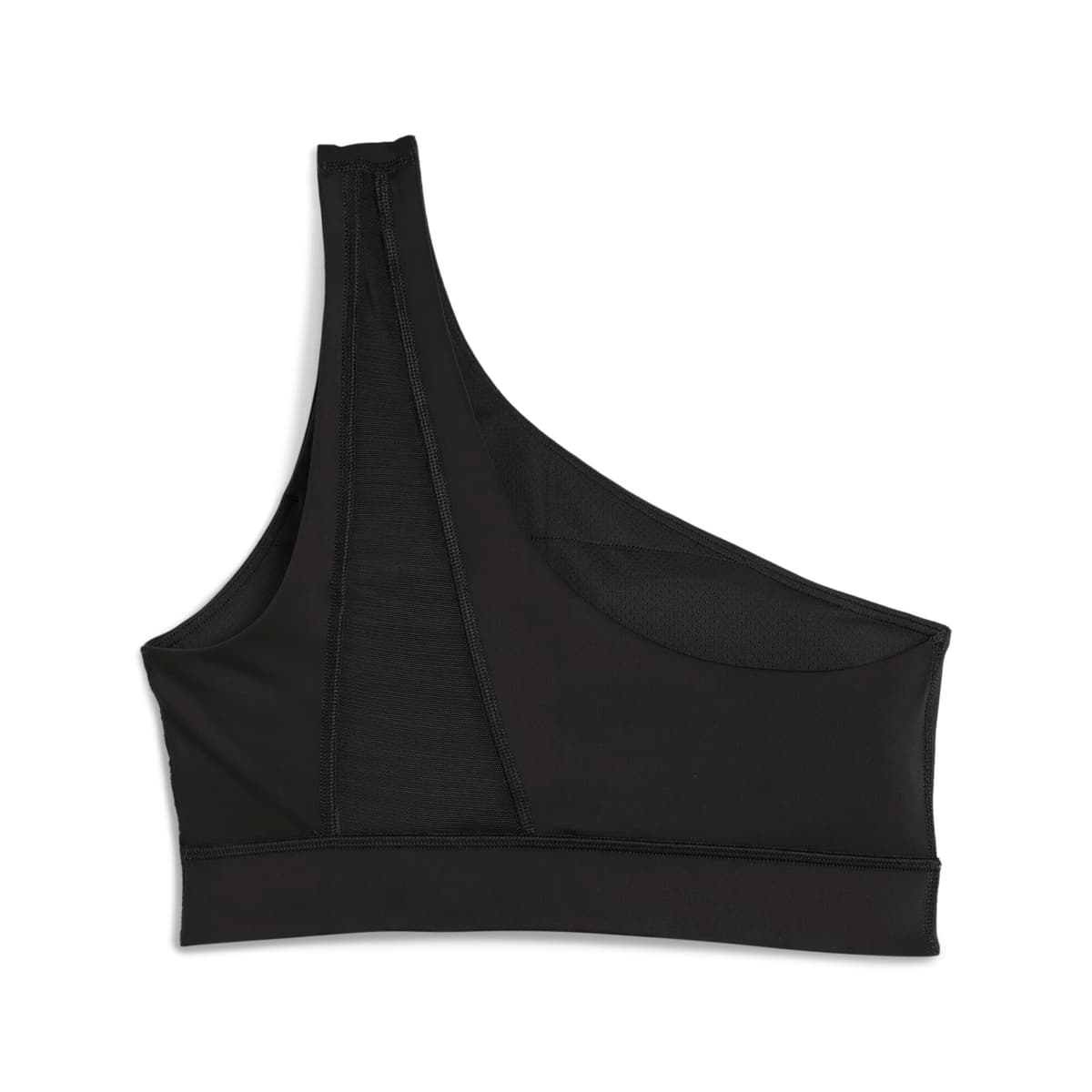 PUMA SHAPE asymmetrische bh voor Dames, Zwart, Maat S thumbnail 2