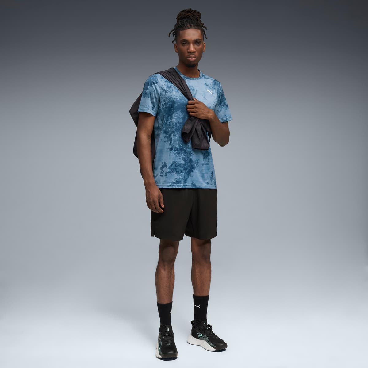 PUMA TRAIN ALL DAY Foundations 7"geweven short voor Heren, Zwart, Maat 4XL thumbnail 2