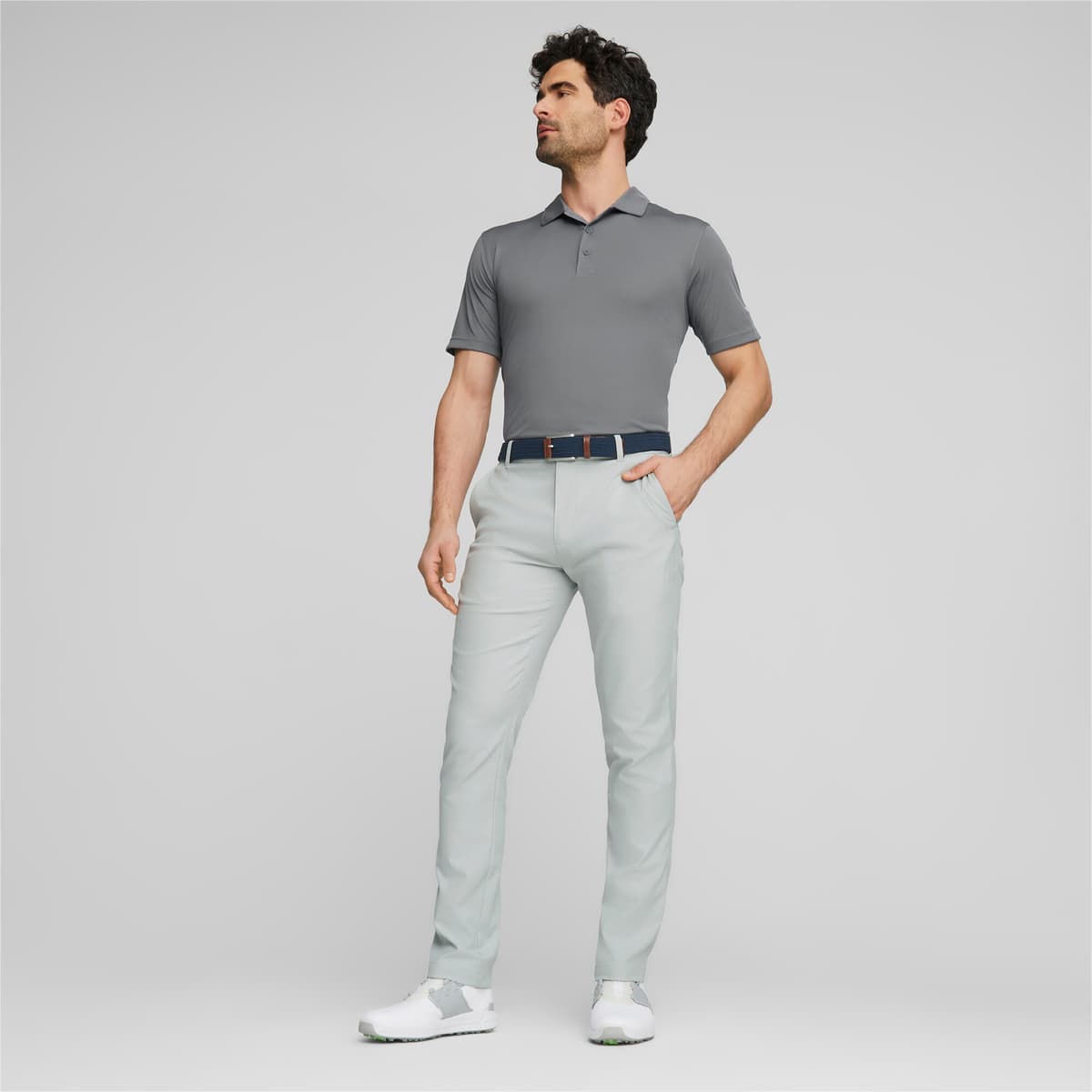 PUMA Dealer getailleerde golfbroek voor Heren, Grijs, Maat 34/36 thumbnail 4