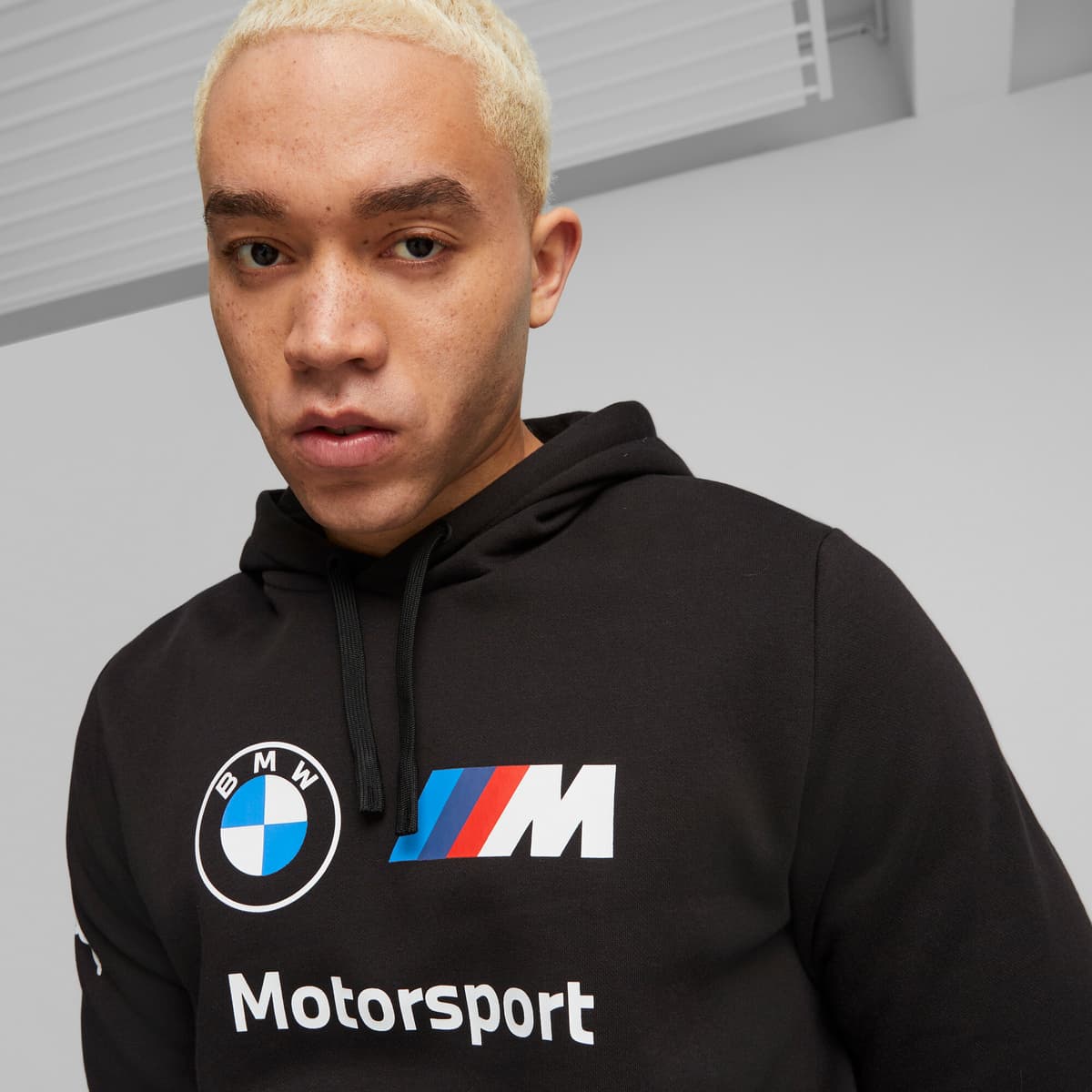 PUMA BMW M Motorsport fleece hoodie voor Heren, Zwart, Maat S thumbnail 6