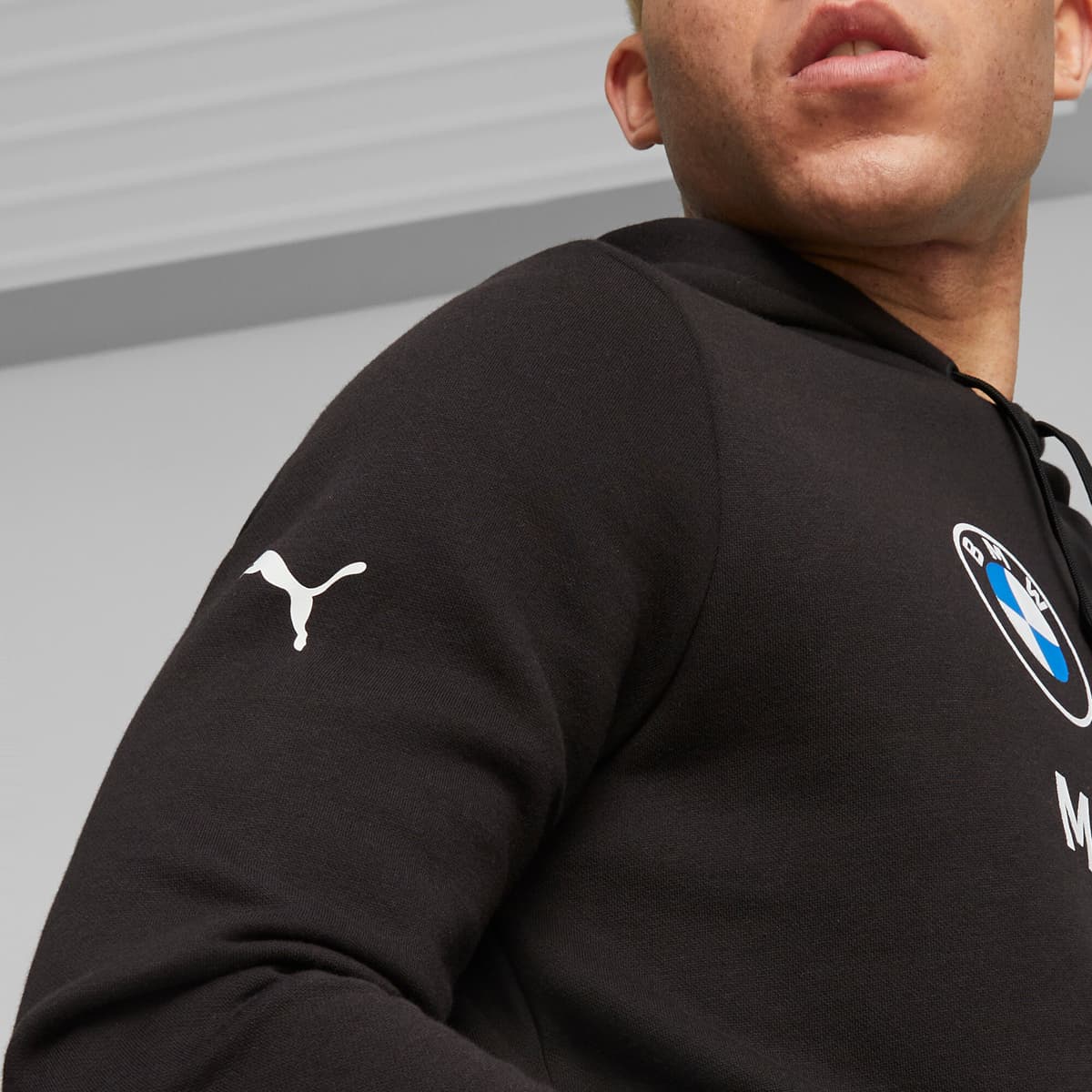 PUMA BMW M Motorsport fleece hoodie voor Heren, Zwart, Maat S thumbnail 5