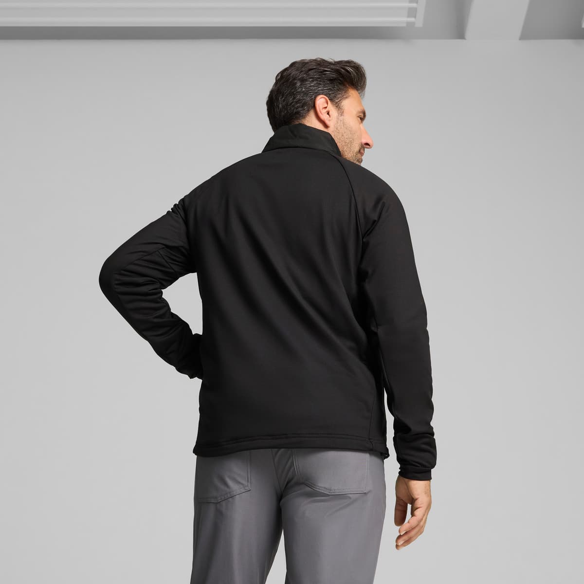 PUMA Hielands golfjack voor Heren, Zwart, Maat 4XL thumbnail 4