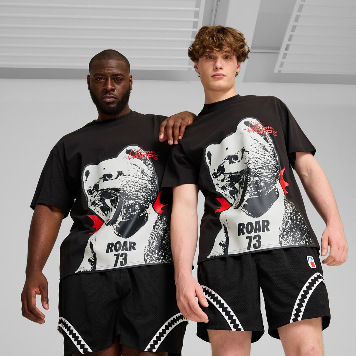 PUMA He Can Hoop basketbalshirt voor Heren, Zwart, Maat L