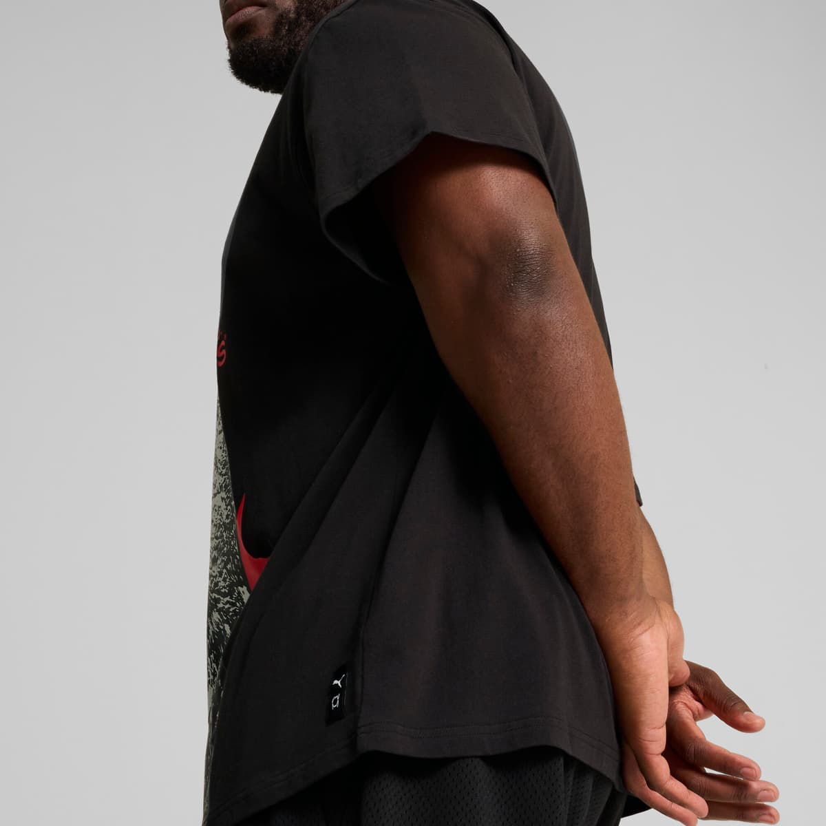 PUMA He Can Hoop basketbalshirt voor Heren, Zwart, Maat L thumbnail 7