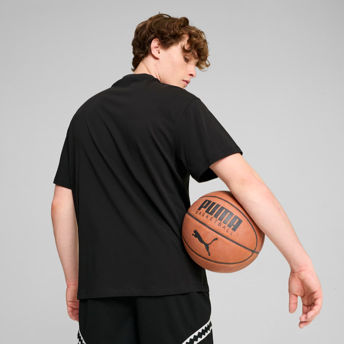 PUMA He Can Hoop basketbalshirt voor Heren, Zwart, Maat L thumbnail 5