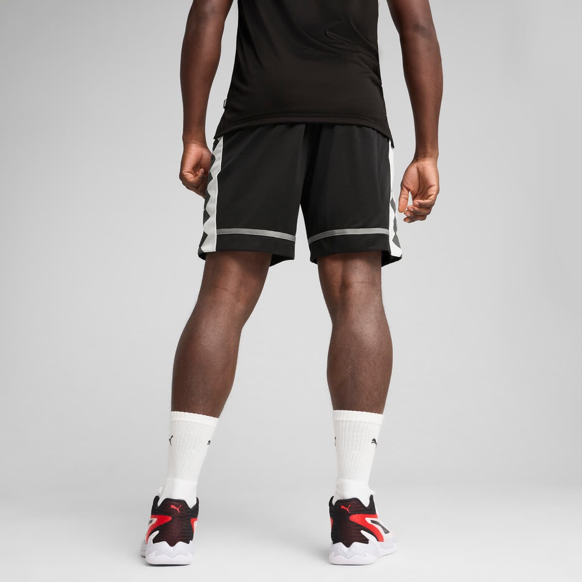 PUMA The All Jaws basketbalshort voor Heren, Zwart, Maat XL thumbnail 4