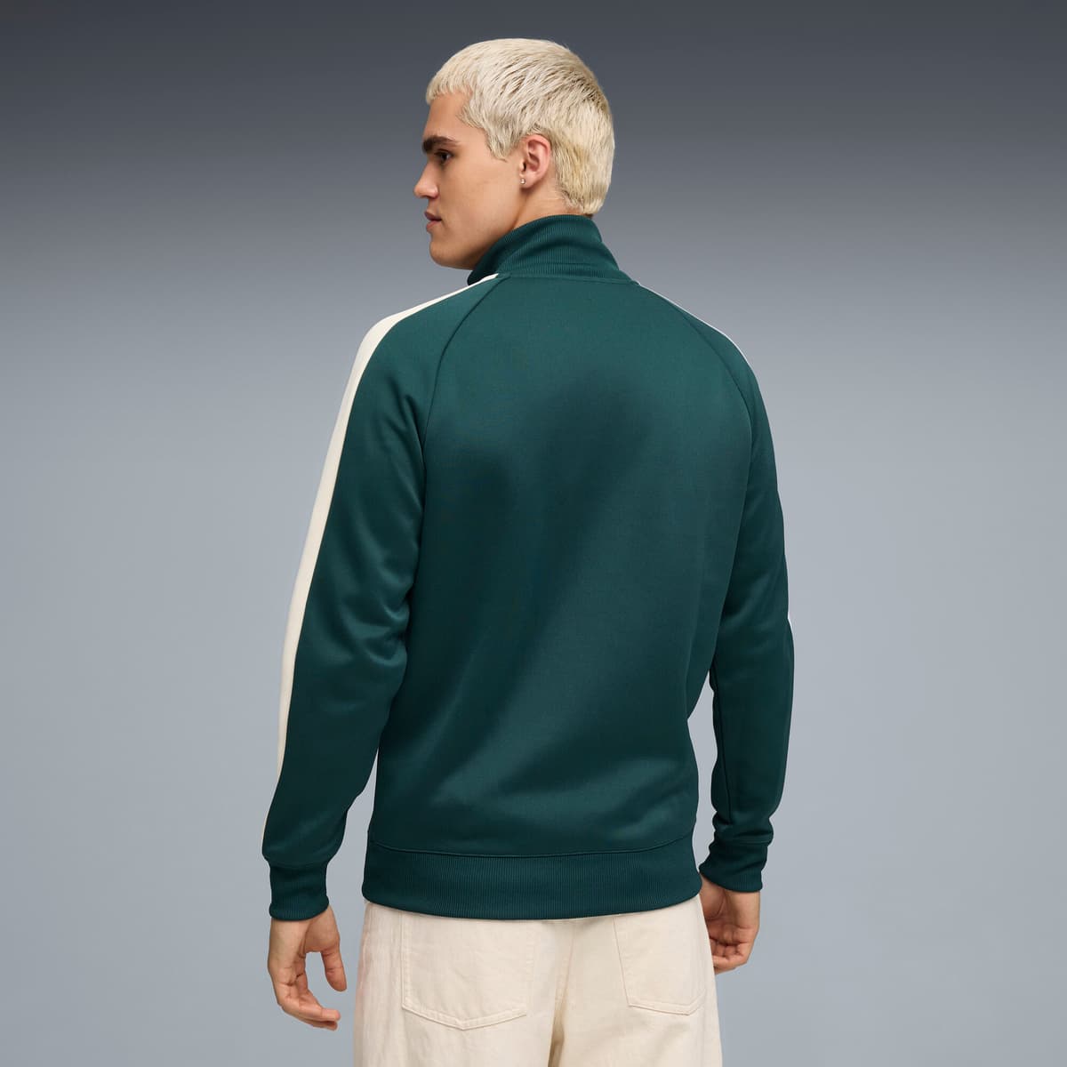 PUMA T7 ALWAYS ON trainingsjack voor Heren, Groen, Maat M thumbnail 5